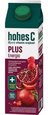 Gyümölcslé, 100%, 1l, HOHES C "Plus Energia", gyümölcs-zöldség